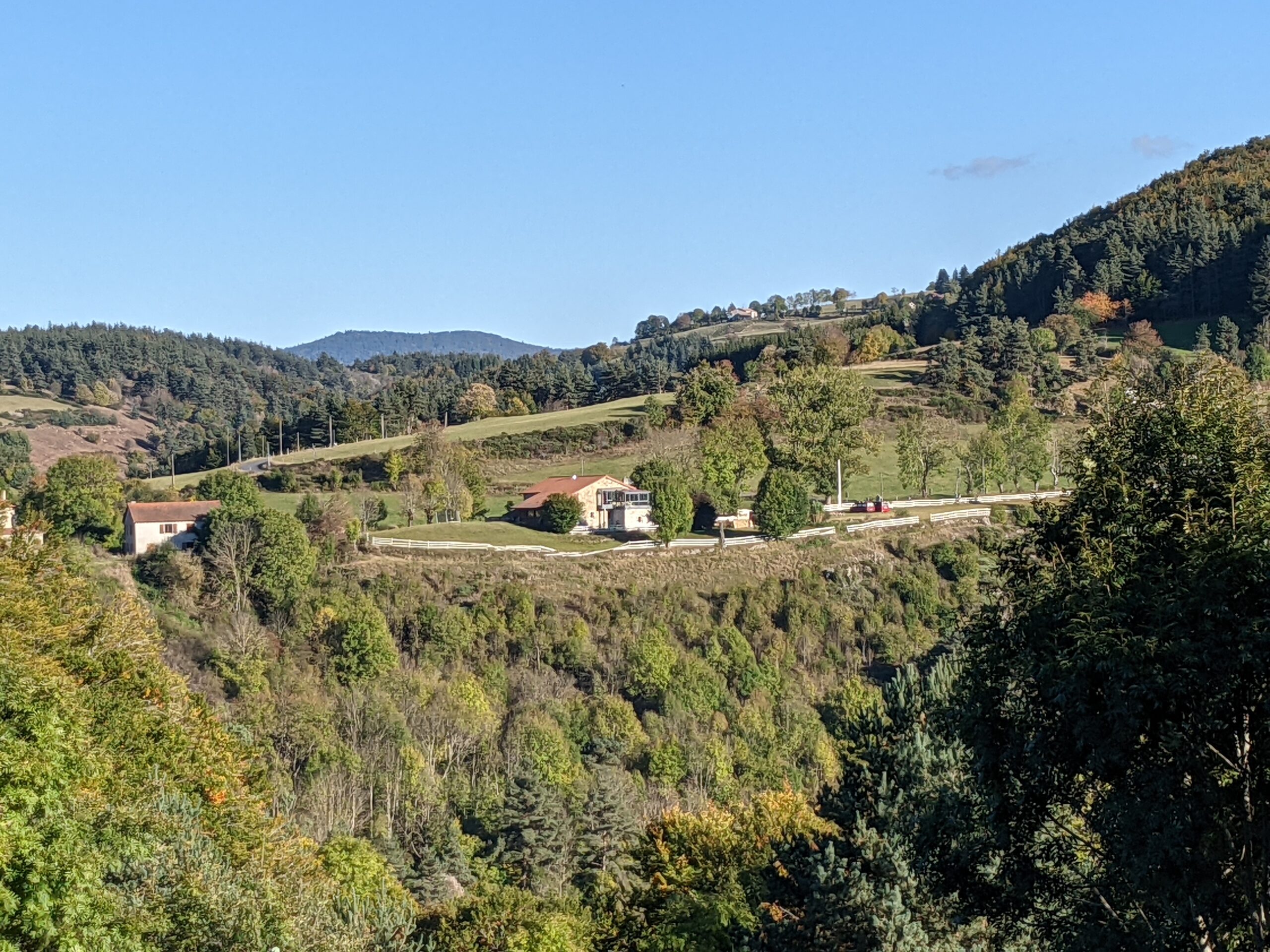 Paysage de Lafarre en Haute-Loire
