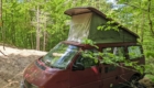 Chambre d'hôte dans la forêt Combi Volswagen