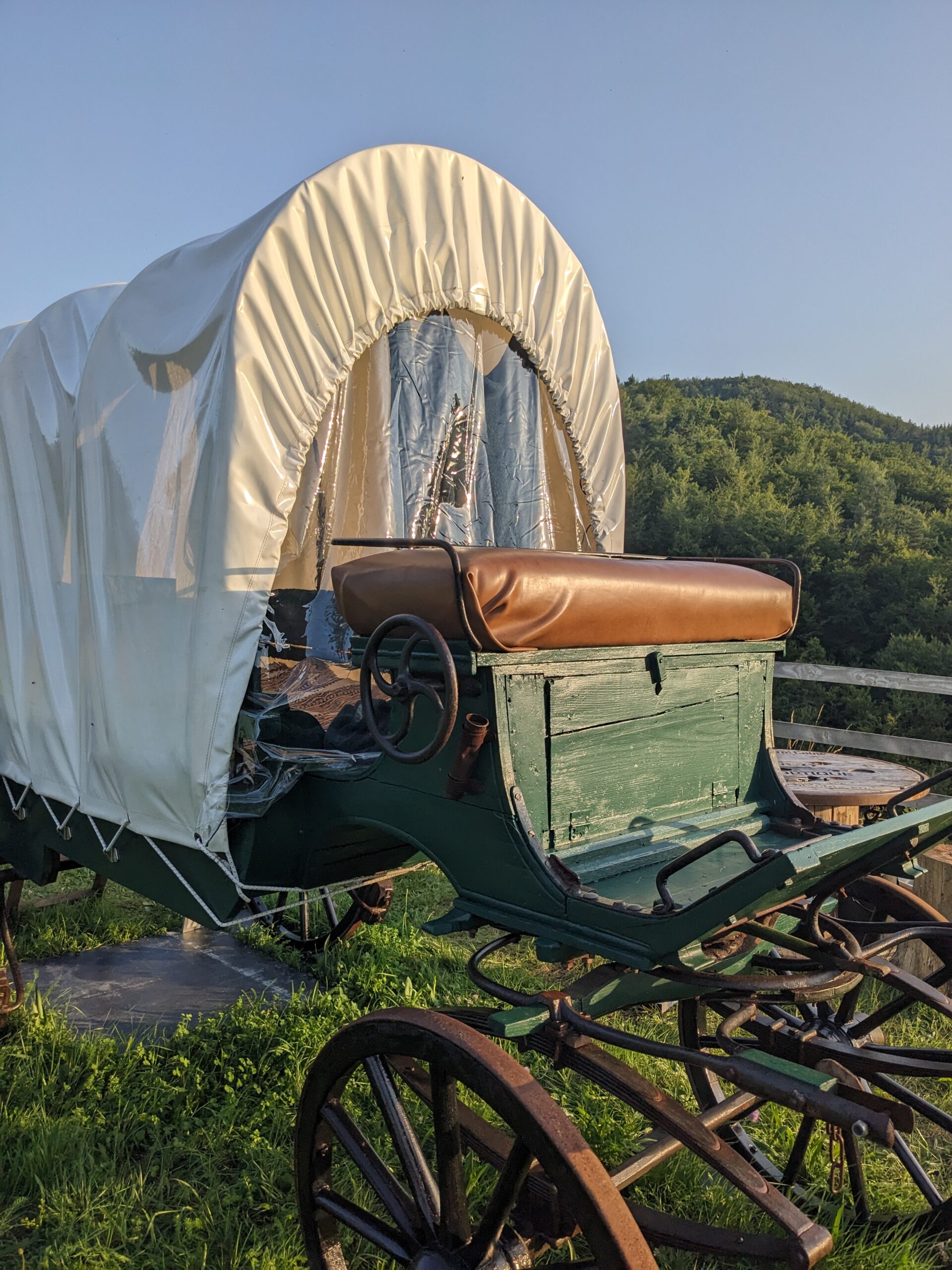 Calèche de Charles Ingalls Nuit insolite aux Petites Cahutes